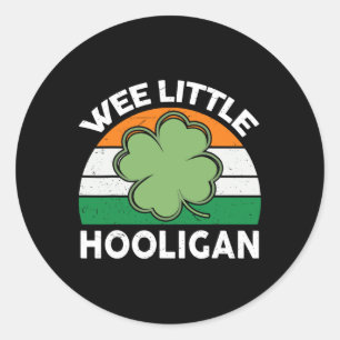 Sticker Rond Chemise de petit voyou