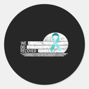 Sticker Rond Chemise de sensibilisation au surdosage de drogue,