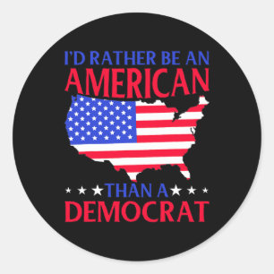 Sticker Rond Chemise d'élection républicaine Trump