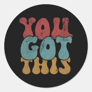Sticker Rond Chemise D'Enseignant De Jour Vous Avez Ce Cadeau P