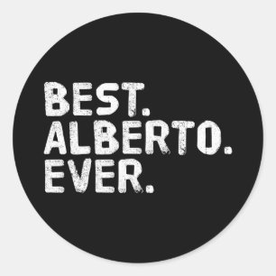 Sticker Rond Chemise drôle d'Alberto idée cadeau pour hommes pè