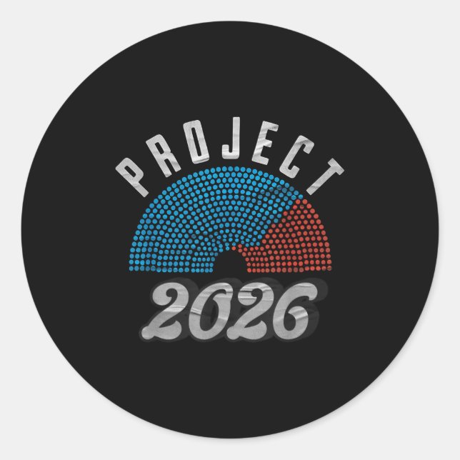 Sticker Rond Chemise Project 2026  (Devant)