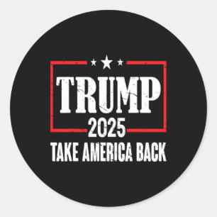 Sticker Rond Chemise Trump 2025 - Chemises Trump Pour Hommes 20
