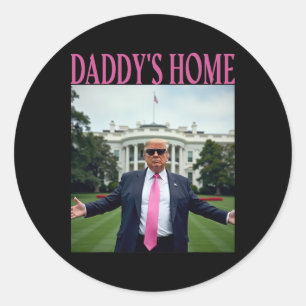 Sticker Rond Chemise Trump pour les hommes pour les femmes pour