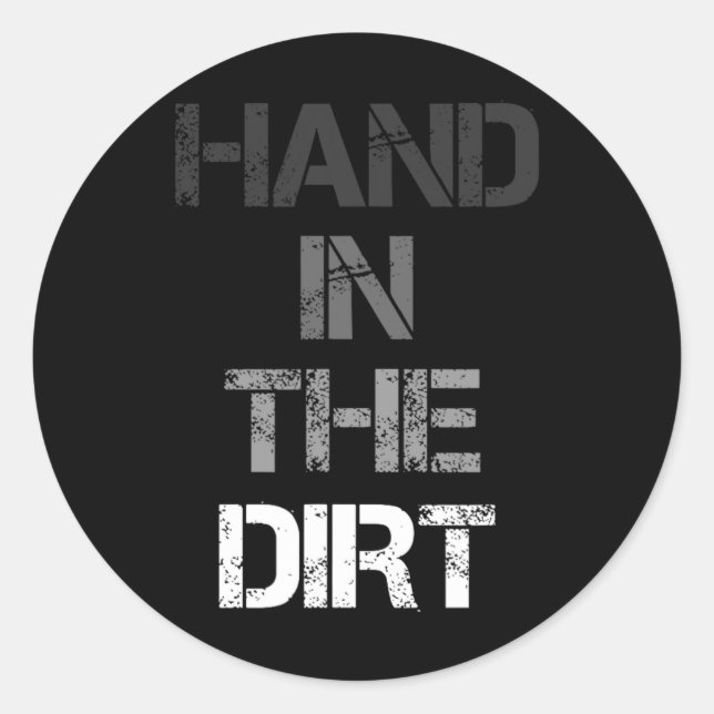 Sticker Rond Chemises De Football Lineman Pour Homme Gants Main (Devant)