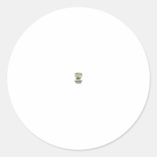Sticker Rond Chemises de tortue drôle sont géniales Vintage Tor