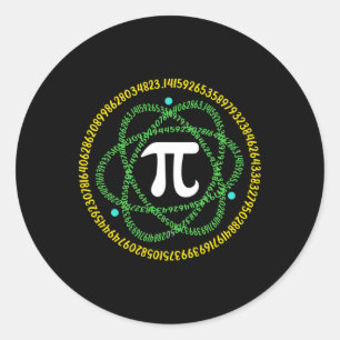 Sticker Rond Chemises des enseignants en mathématiques de scien