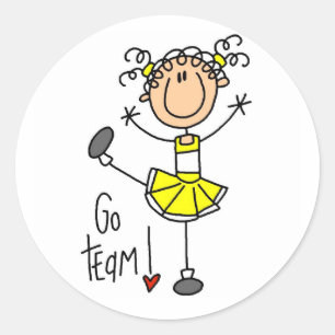 Sticker Rond Chemises et Cadeaux de MenEuse de Torche Figurine