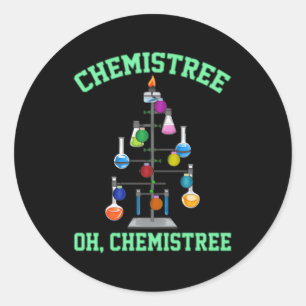 Sticker Rond Chemistree Oh Chemistree Oh Chemist