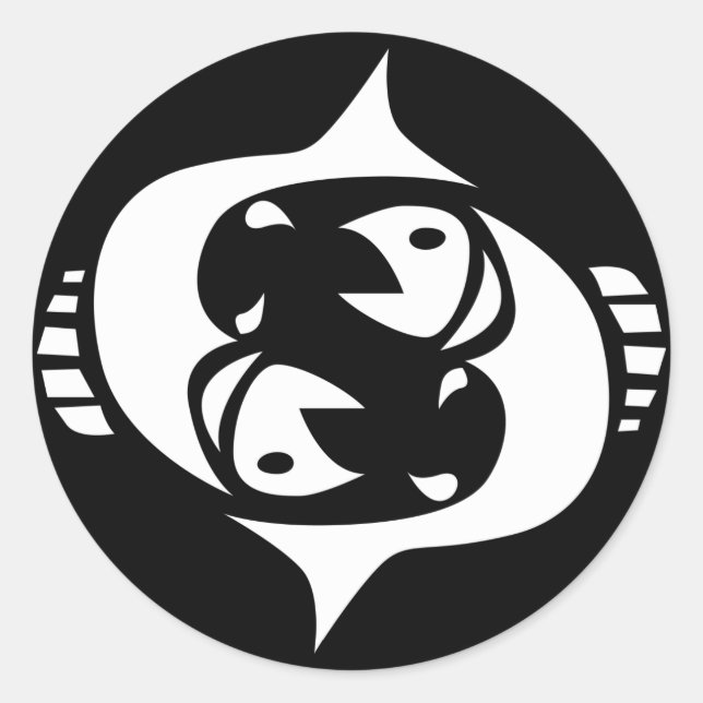 Sticker Rond chêne (Devant)