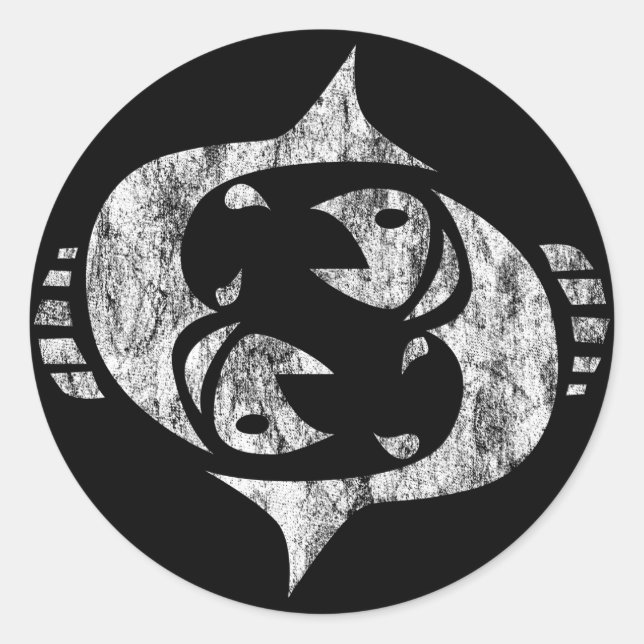 Sticker Rond chêne (Devant)