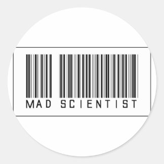 Sticker Rond Chercheur en code à barres