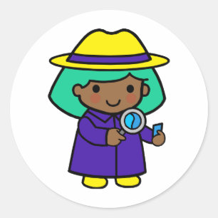 Sticker Rond Chercheuse
