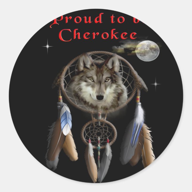 Sticker Rond Cherokee (Devant)