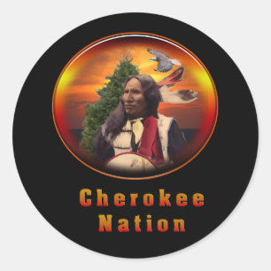 Sticker Rond Cherokee