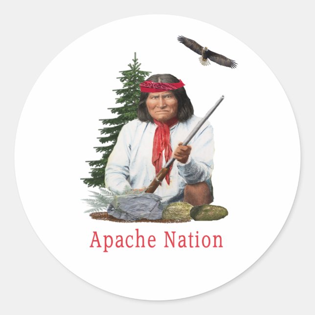 Sticker Rond Cherokee (Devant)