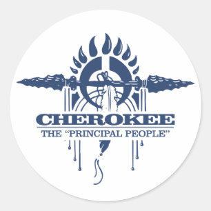 Sticker Rond Cherokee 2