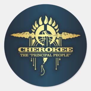 Sticker Rond Cherokee 2