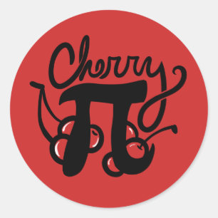 Sticker Rond Cherry Pi Day