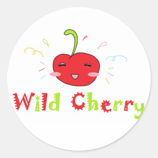 Sticker Rond Cherry sauvage