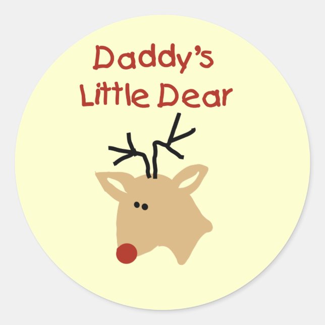 Sticker Rond Chers T-shirts et cadeaux de papa (Devant)