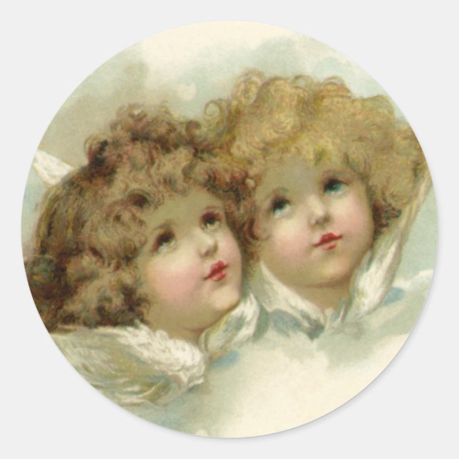 Sticker Rond Cherub Angels (Devant)