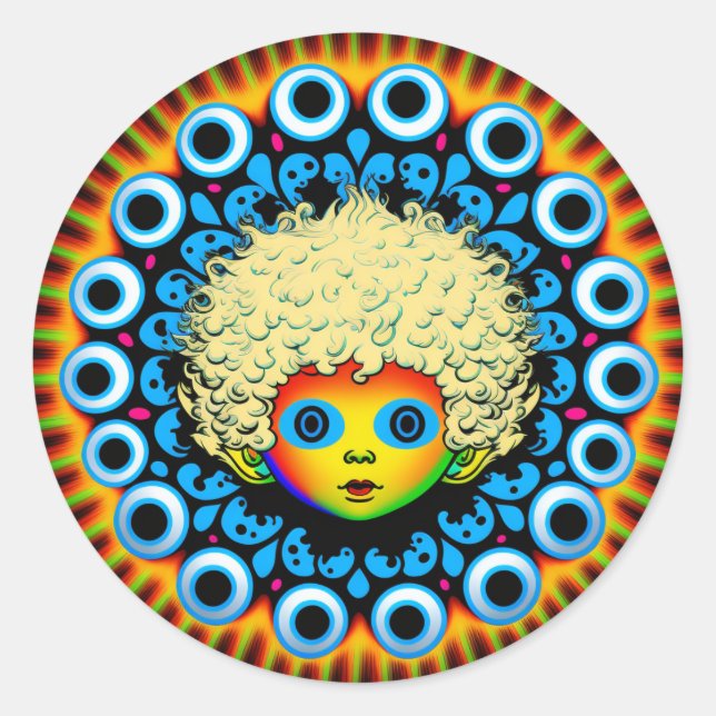Sticker Rond Chérubin (Devant)