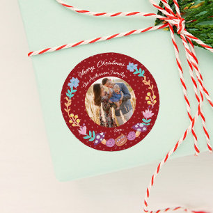 Sticker Rond Cheshire cheshire cheshire frére florale photo de 