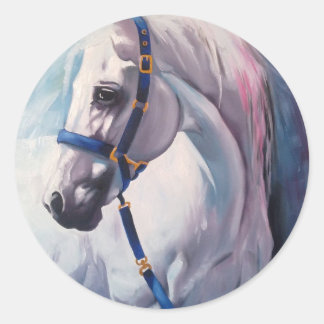 Sticker Rond Cheval