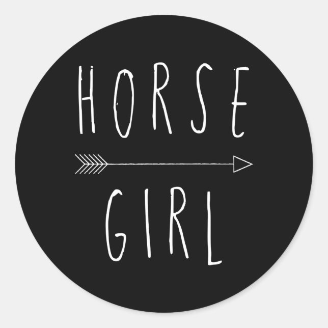 Sticker Rond Cheval (Devant)
