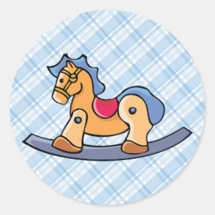 Sticker Rond Cheval Rocking Toy