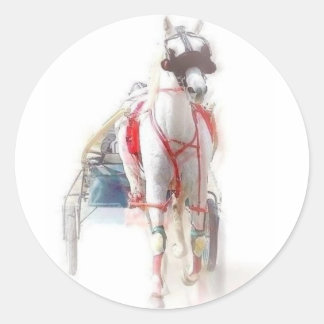Sticker Rond Cheval standard