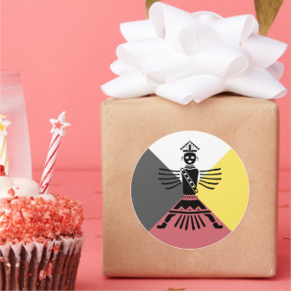 Sticker Rond chevalier quatre directions