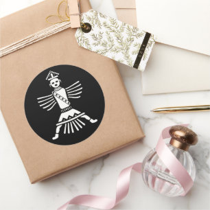 Sticker Rond chevalier zuni