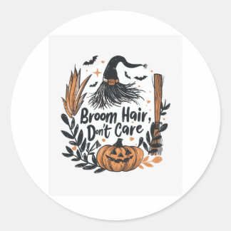 Sticker Rond Cheveux de chambre, ne t'en fais pas