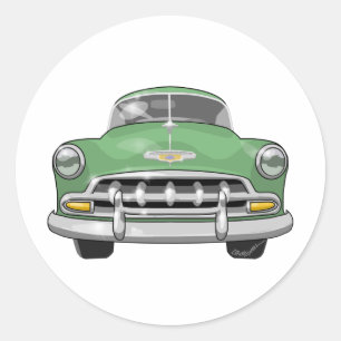 Sticker Rond Chevrolet 1952 de luxe