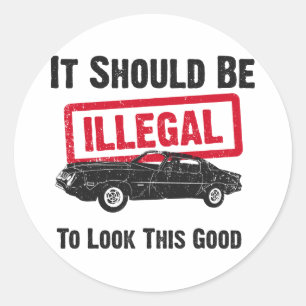 Sticker Rond Chevrolet Camaro Z28 1978