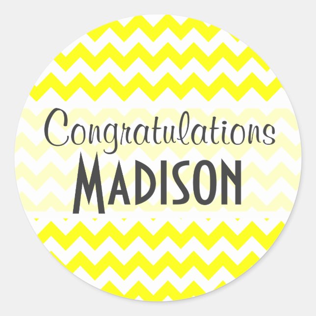 Sticker Rond Chevron Electric (Devant)