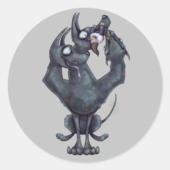 Sticker Rond Chew Toy (Devant)