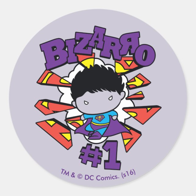 Sticker Rond Chibi Bizarro #1 (Devant)