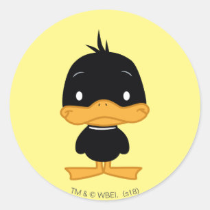 Sticker Rond Chibi DAFFY DUCK™