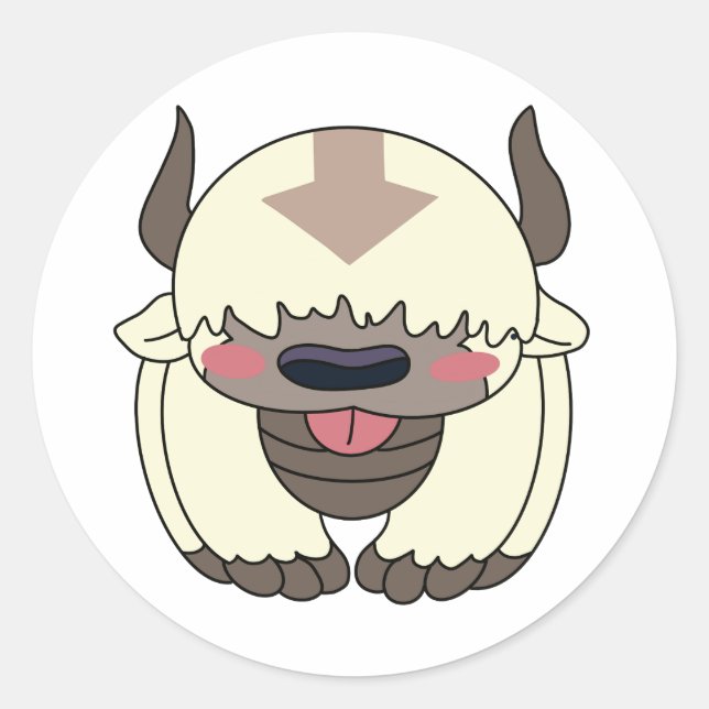 STICKER ROND CHIBY APPA (Devant)