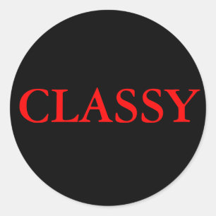 STICKER ROND CHIC