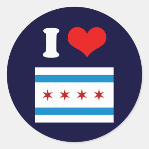 STICKER ROND CHICAGO