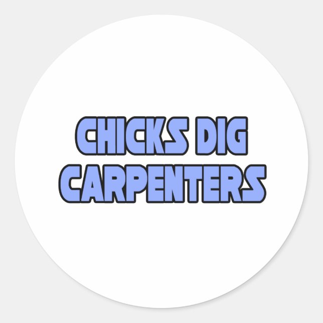 Sticker Rond Chiches Creg Carpenters (Devant)