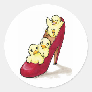 Sticker Rond Chiches Highheel