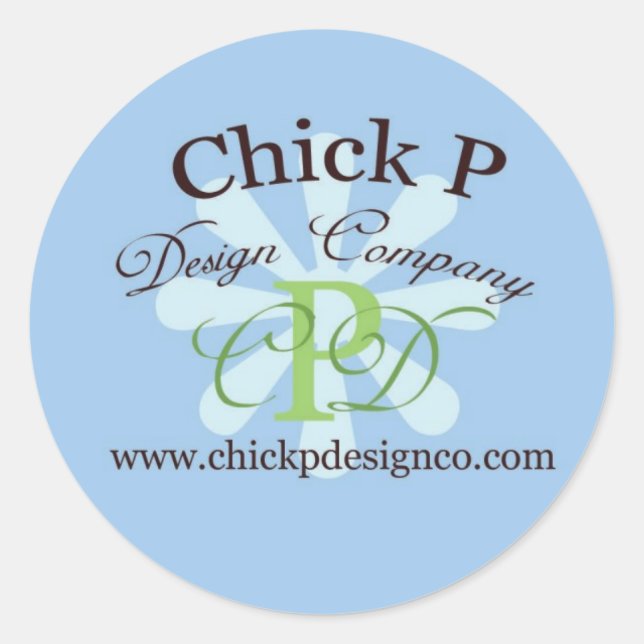 Sticker Rond ChickP Design Co Sticker3 (Devant)