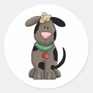 Sticker Rond chien