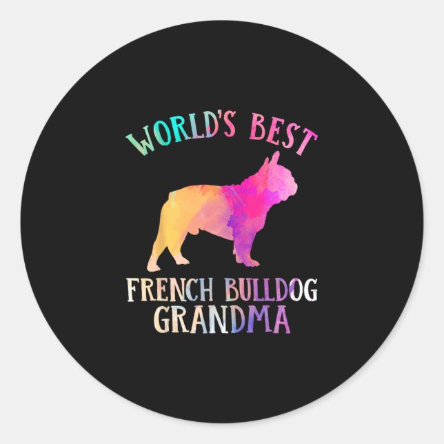 Sticker Rond Chien (Devant)