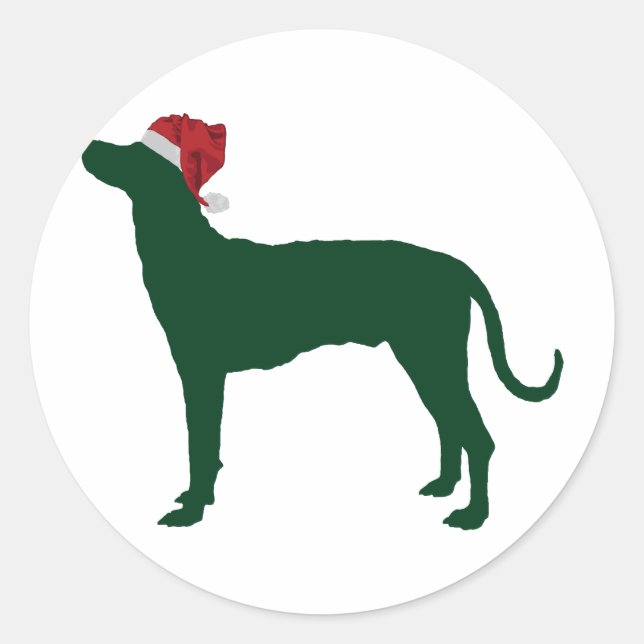 Sticker Rond Chien de Plott (Devant)